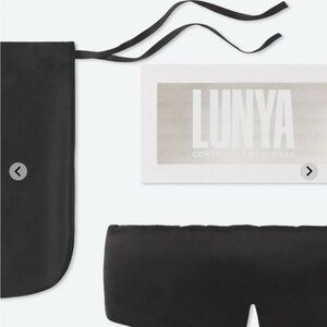 Lunya Washable Silk Sleep Mask with Pouch